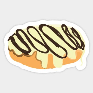 Lemon Chocolate Donut Sticker